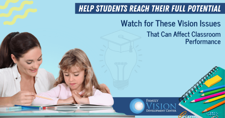 teachers watch for vision problems