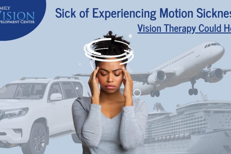 Vision therapy for motion sickness
