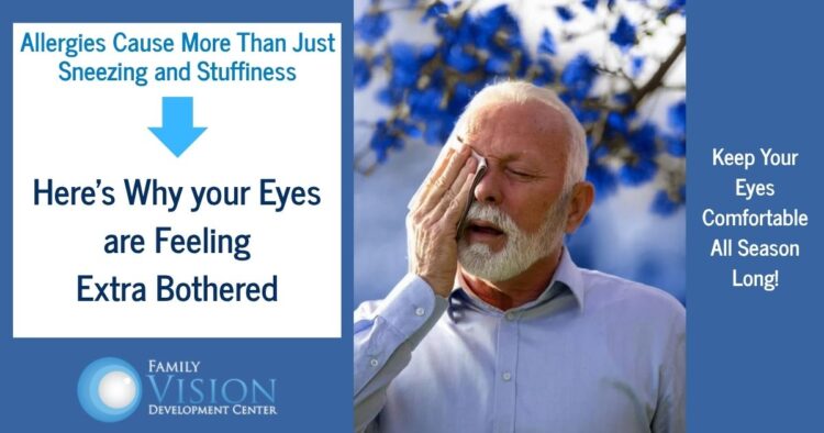 why eyes feel worse during allergy season