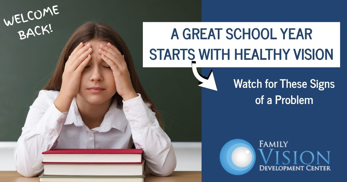 back to school signs of vision problem